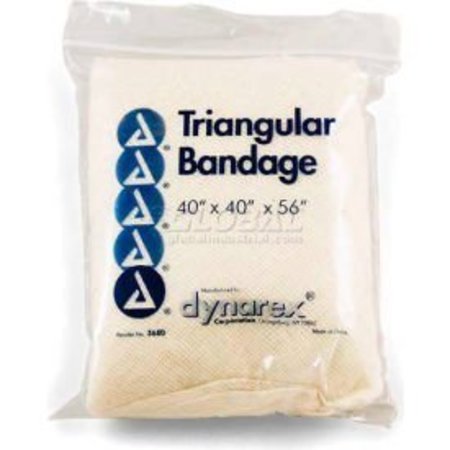 Medique Products Triangular Bandage, 40" x 40" x 56", 1/Bag 65001